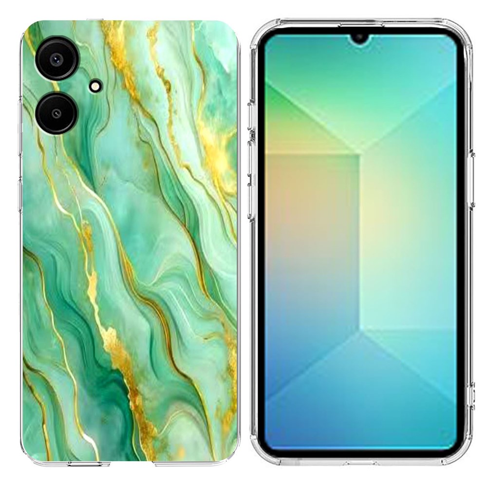 For Samsung Galaxy A08 5G / A08 4G / A07 4G Case Marble Pattern Printing Soft TPU Phone Cover