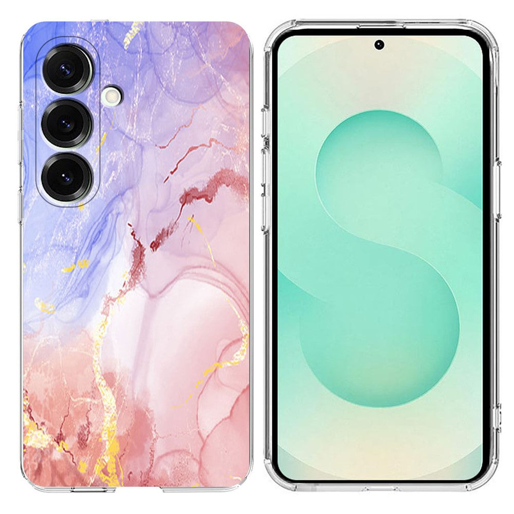 Til Samsung Galaxy A18 5G / A18 4G / A26 5G / A17 5G Cover Marmormønster Tryk Blødt TPU Telefoncover