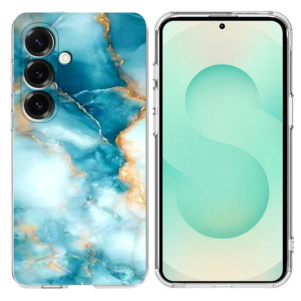 Til Samsung Galaxy A18 5G / A18 4G / A26 5G / A17 5G Cover Marmormønster Tryk Blødt TPU Telefoncover