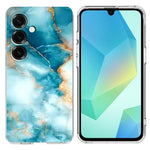 Til Samsung Galaxy A16 5G / A16 4G Cover Marmormønster Tryk Blødt TPU Telefoncover