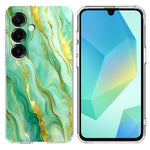 Til Samsung Galaxy A16 5G / A16 4G Cover Marmormønster Tryk Blødt TPU Telefoncover