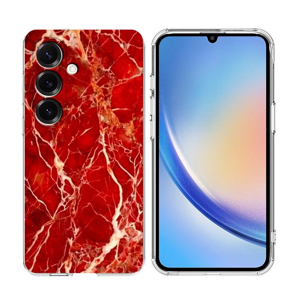 Samsung Galaxy A14 5G / A14 4G skal marmormönster tryck mjukt TPU mobilskal
