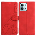 For Xiaomi Redmi 15C 5G (EU) (173mm) / 15C 4G (EU) (173mm) Case Wallet Stand Imprinted Triangle Pattern Leather Phone Flip Cover