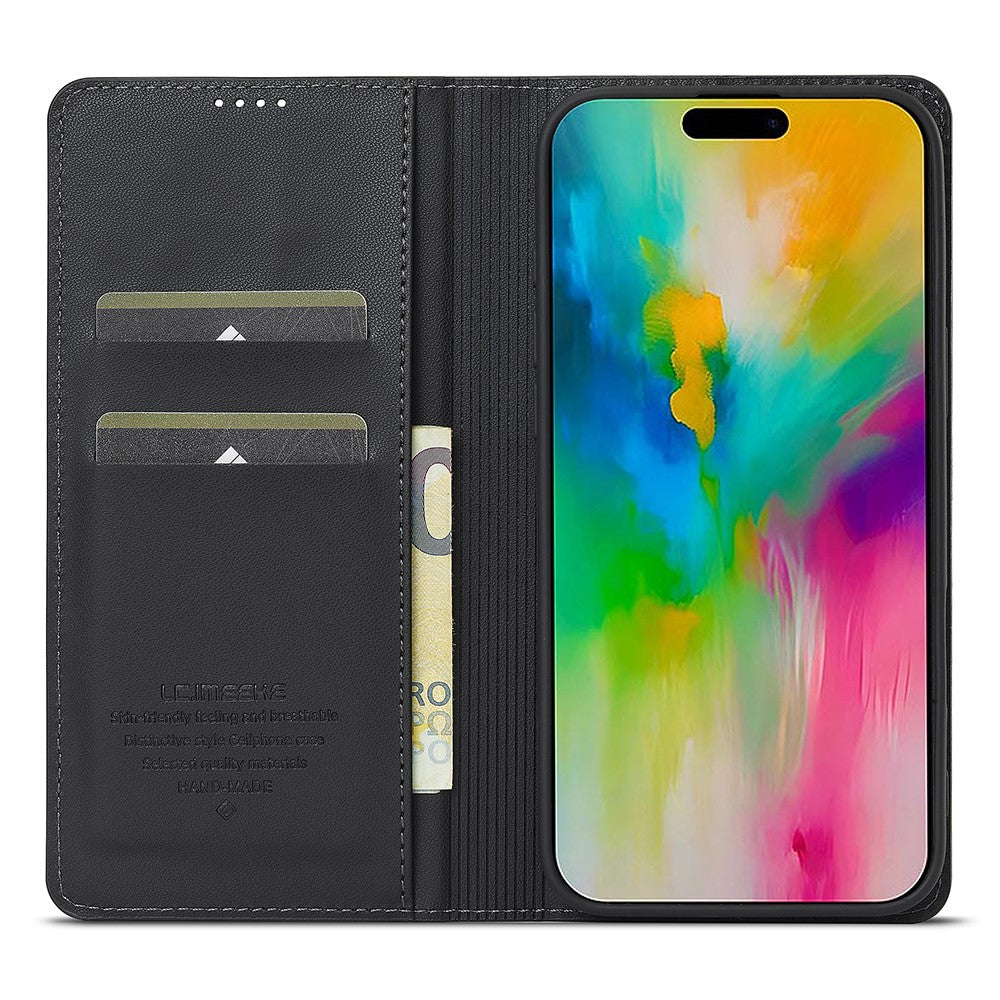 LC.IMEEKE L1-serie til iPhone 17-cover Pung i PU-læder med stander Beskyttende telefoncover