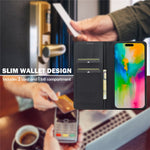 LC.IMEEKE L1-serie til iPhone 17-cover Pung i PU-læder med stander Beskyttende telefoncover