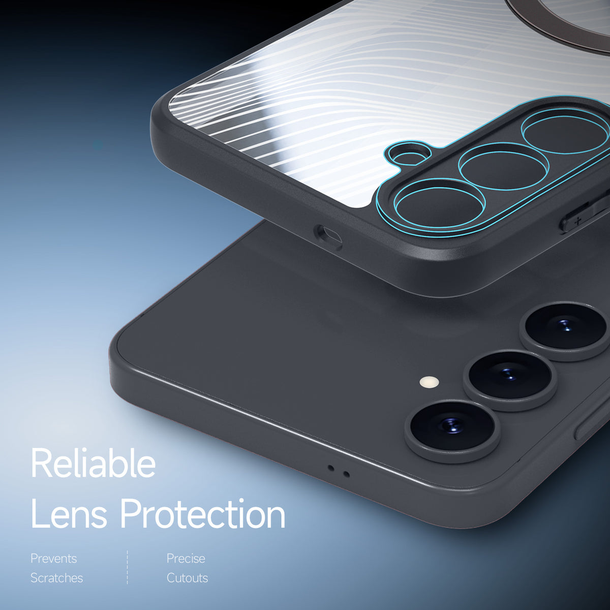 DUX DUCIS Til Samsung Galaxy S25 FE Cover Aimo Series Magnetisk Cover PC+TPU Slim Cover (REACH-certificering)