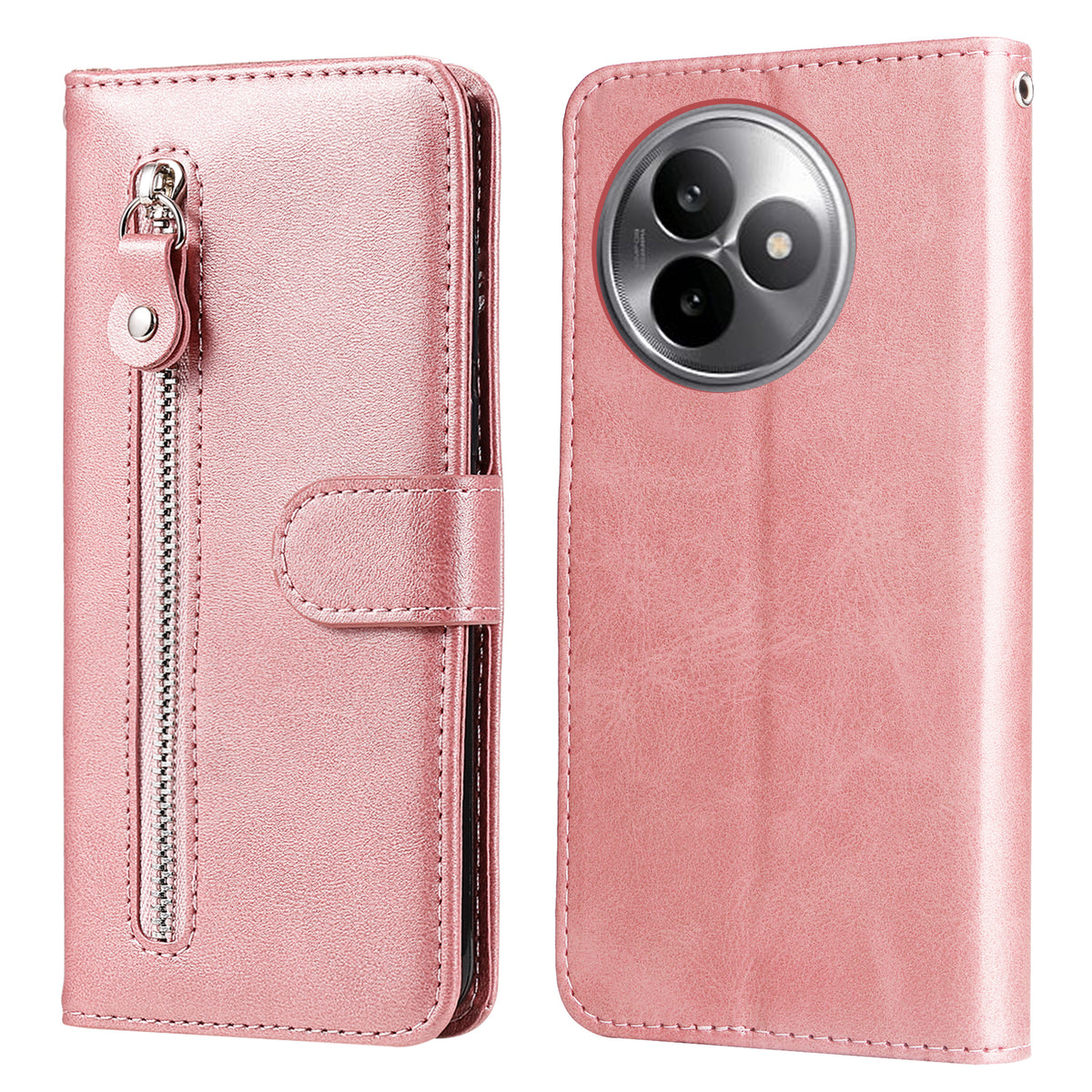 For Xiaomi Redmi K80 Ultra 5G PU Leather Cases with Zipper Pocket Wallet Phone Cover Stand