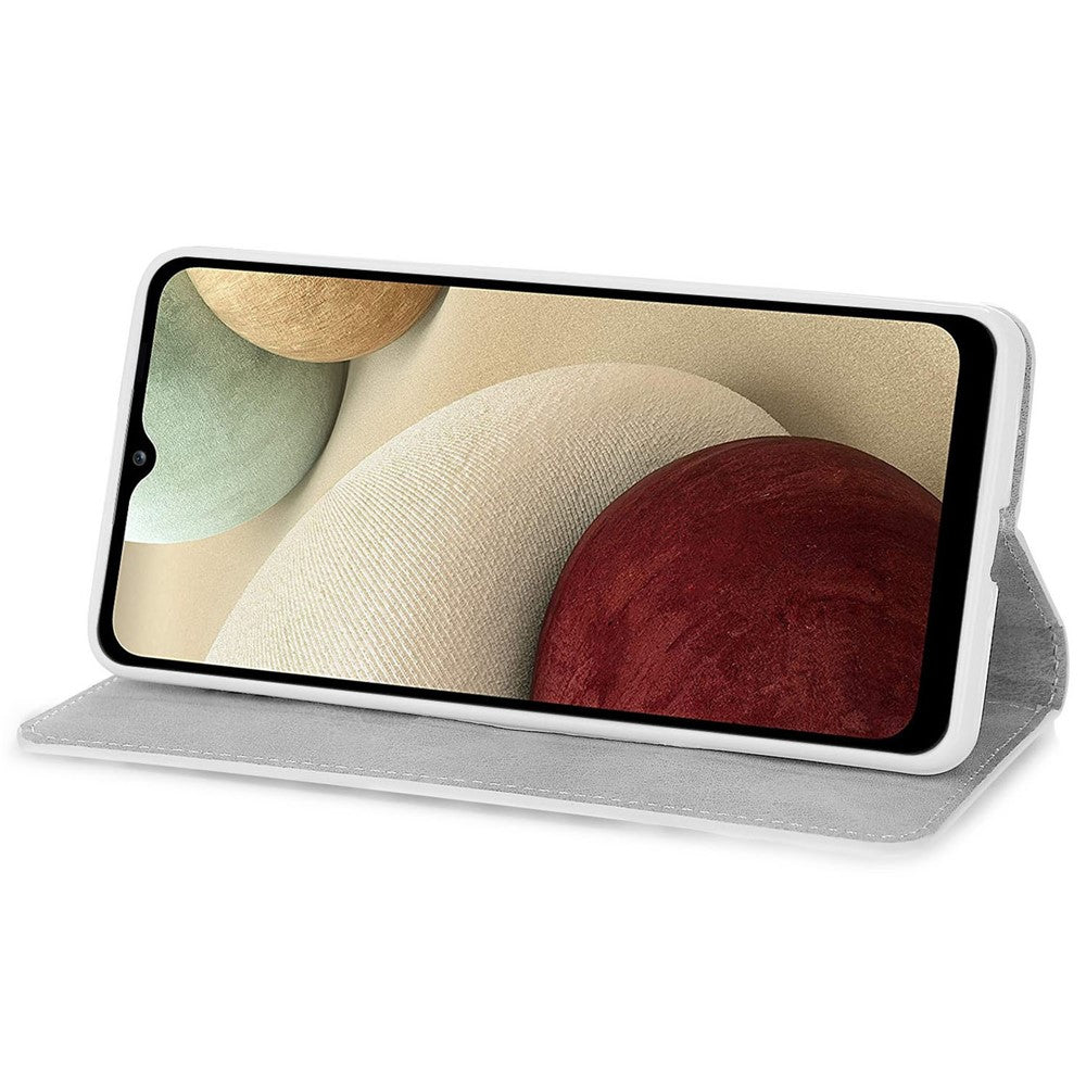 Samsung Galaxy A14 5G / 4G mobilskal Glittrigt Puderfärgat PU-läder Vikbart Stativ Plånboksstil Flip-skal med Handledsrem
