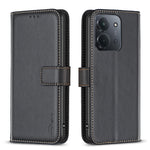 BINFEN COLOR För Xiaomi Redmi 15C 5G (EU) (173mm) / 15C 4G (EU) (173mm) mobilskal BF17 Plånboksfodral i läder med vikbart lock