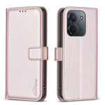 BINFEN COLOR För Xiaomi Redmi 15C 5G (EU) (173mm) / 15C 4G (EU) (173mm) mobilskal BF17 Plånboksfodral i läder med vikbart lock