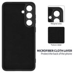 For Samsung Galaxy S25 FE Liquid Silicone Case Phone Back Cover with Hand Strap