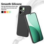 For Oppo Reno14 F 5G Liquid Silicone Case Phone Back Cover with Hand Strap