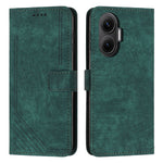 For Xiaomi Redmi Turbo 4 Pro 5G / Xiaomi Poco F7 5G Stand Case Imprinted Lines Leather Phone Cover