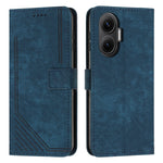 For Xiaomi Redmi Turbo 4 Pro 5G / Xiaomi Poco F7 5G Stand Case Imprinted Lines Leather Phone Cover