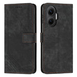 For Xiaomi Redmi Turbo 4 Pro 5G / Xiaomi Poco F7 5G Stand Case Imprinted Lines Leather Phone Cover