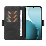 YIKATU För Oppo Reno14 Pro 5G (Kina) / Oppo Reno14 Pro 5G (Global) Läderfodral YK-005 Plånboksfodral med hudkänsla