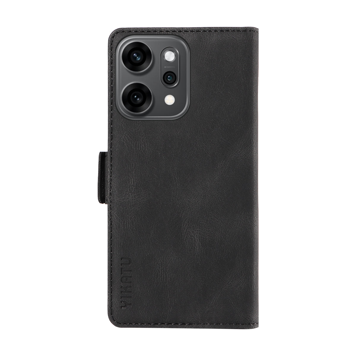 YIKATU För Oppo Reno14 Pro 5G (Kina) / Oppo Reno14 Pro 5G (Global) Läderfodral YK-005 Plånboksfodral med hudkänsla