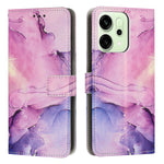 For Oppo Reno14 Pro 5G (China) / Oppo Reno14 Pro 5G (Global) Stand Case Marble Pattern PU Leather Wallet Phone Cover