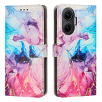 For Xiaomi Poco F7 5G / Xiaomi Redmi Turbo 4 Pro 5G Stand Case Marble Pattern PU Leather Wallet Phone Cover