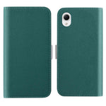 Til Samsung Galaxy A22e Candy Color PU læder beskyttelsesetui Litchi tekstur telefonstativ pungcover