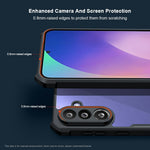 XUNDD För Samsung Galaxy F56 5G / M56 5G Skal Stoppsäkert TPU + Akryl Genomskinligt Baksida mobilskal