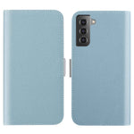 For Samsung Galaxy S23+ Litchi Texture PU Leather Shockproof Case Candy Color Phone Stand Wallet Cover