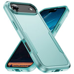 För iPhone Air Fodral PC + TPU Militärklassat Droppsäkert Mobilskal
