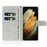 For Samsung Galaxy S23 Ultra Glitter Bling Splicing Design PU Leather Shockproof Case Phone Wallet Stand Protective Cover with Hand Strap