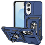 For Samsung Galaxy S25 Edge Case PC + TPU Phone Cover with Lens Protection Kickstand