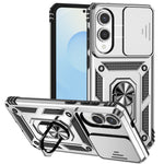 For Samsung Galaxy S25 Edge Case PC + TPU Phone Cover with Lens Protection Kickstand