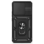 Xiaomi Redmi Note 14 4G (164.84mm) skal PC + TPU mobilskal med linsskydd, stöd