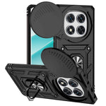 For Xiaomi Redmi Note 14 Pro 4G Case PC + TPU Phone Cover with Lens Protection Kickstand