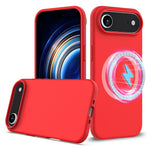 For iPhone Air Case Compatible with MagSafe Anti-Drop Liquid Silicone Phone Cover