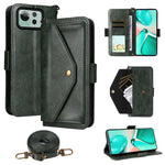 Til Asus Zenfone 12 Ultra 5G Læderetui Magnetisk Lukning Pung Stativ Telefoncover med Crossbody Rem