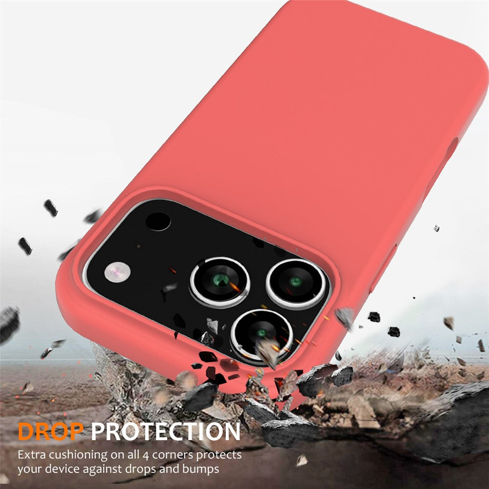 Til iPhone 18 Pro / 17 Pro cover Kompatibel med MagSafe Anti-Drop Flydende Silikone Telefoncover