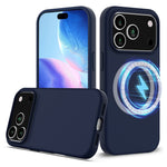 Til iPhone 18 Pro / 17 Pro cover Kompatibel med MagSafe Anti-Drop Flydende Silikone Telefoncover