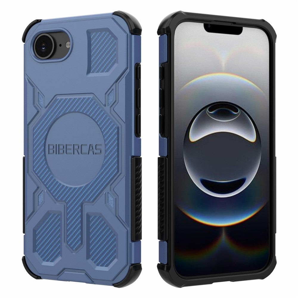 BIBERCAS J-16 Series For iPhone 17e / 16e Case Compatible with MagSafe Anti Drop TPU + PC Phone Cover