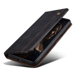 Xiaomi 12T 5G / 12T Pro 5G / Redmi K50 Ultra 5G Vaxaktig Crazy Horse Texture Stand mobilskal PU-läder Plånboksfodral