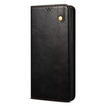 Xiaomi 12T 5G / 12T Pro 5G / Redmi K50 Ultra 5G Vaxaktig Crazy Horse Texture Stand mobilskal PU-läder Plånboksfodral