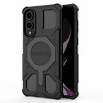 BIBERCAS J-16-serie til Samsung Galaxy S25 Edge Magnetisk etui Anti-drop TPU + PC telefoncover