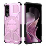 BIBERCAS J-16-serie til Samsung Galaxy S25 Edge Magnetisk etui Anti-drop TPU + PC telefoncover