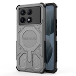 BIBERCAS J-16-serien för Xiaomi Redmi K70E 5G / Poco X6 Pro 5G magnetiskt skal fallskyddande TPU + PC-mobilskal