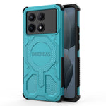 BIBERCAS J-16-serien för Xiaomi Redmi K70E 5G / Poco X6 Pro 5G magnetiskt skal fallskyddande TPU + PC-mobilskal