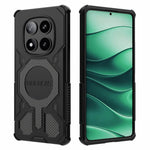 BIBERCAS J-16-serien för Xiaomi Redmi Note 14 Pro 5G magnetiskt skal fallskyddande TPU + PC-mobilskal