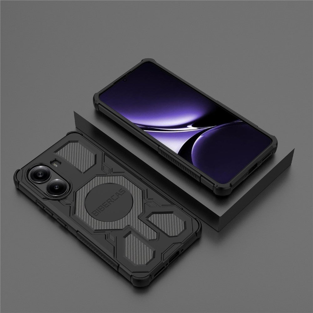 BIBERCAS J-16 Series For Xiaomi Redmi Turbo 4 5G  /  Poco X7 Pro 5G Magnetic Case Anti Drop TPU + PC Phone Cover
