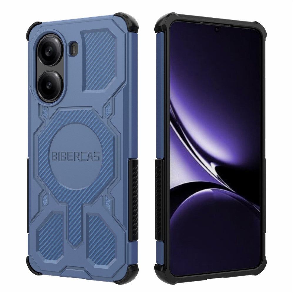 BIBERCAS J-16 Series For Xiaomi Redmi Turbo 4 5G  /  Poco X7 Pro 5G Magnetic Case Anti Drop TPU + PC Phone Cover