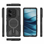 BIBERCAS J-16 Series For Xiaomi Redmi Note 14 5G Magnetic Case Anti Drop TPU + PC Phone Cover