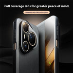 QIALINO For Huawei Pura 80 Pro / 80 Pro+ Case Window View Auto Wake / Sleep Genuine Cow Leather Flip Phone Cover