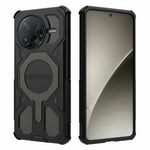BIBERCAS J-16-serien för Xiaomi Redmi K80 5G / Poco F7 Pro 5G magnetiskt skal fallskyddande TPU + PC-mobilskal