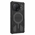 BIBERCAS J-16-serien för Xiaomi Redmi K80 5G / Poco F7 Pro 5G magnetiskt skal fallskyddande TPU + PC-mobilskal